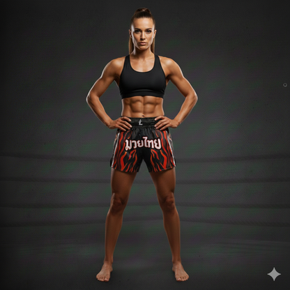 Siam Blaze - Muay thai shorts Red