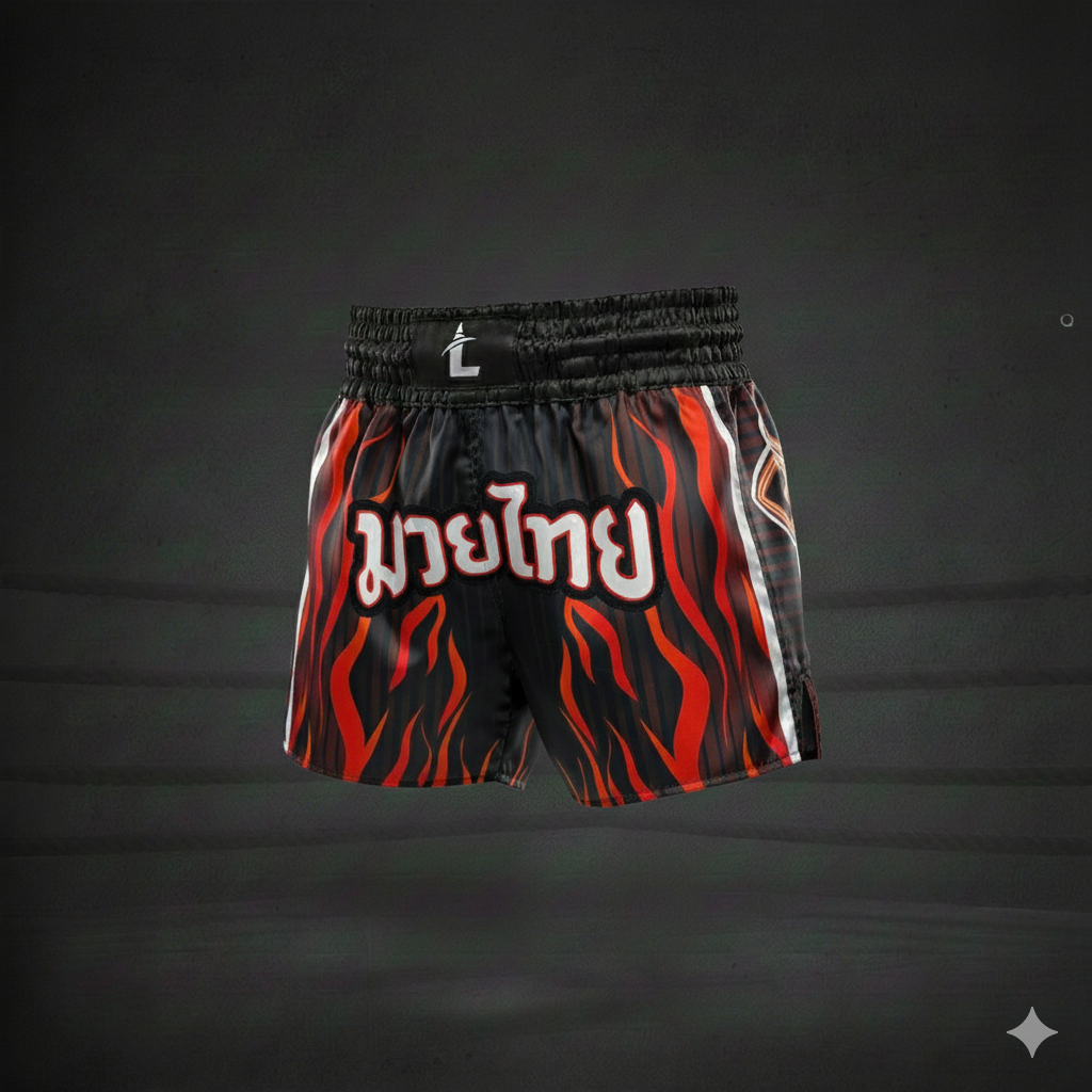 Siam Blaze - Muay thai shorts Red
